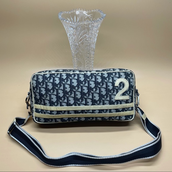 💯 AUTH CHRISTIAN DIOR NO.2 TROTTER CROSSBODY BAG - Picture 2 of 12